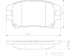 Brembo P56050n Brake Pad||p56050n_R.Jpg||86||brmp56050n||2091735
