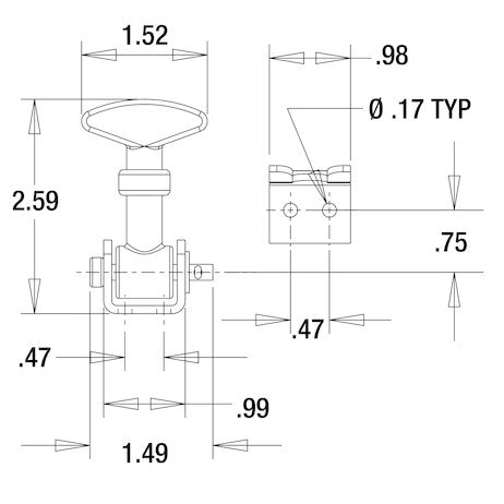 Buyers Products Wj202 Hood Latch||wj202_1.Jpg||86||b83wj202||1683426