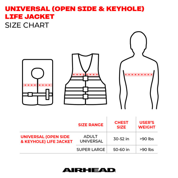 Airhead 30092-16-A-Bktl Pfd - Personal Floatation Device||30092-15-A-Bktl_2.Jpg||87||a4m3009216abk||1482485
