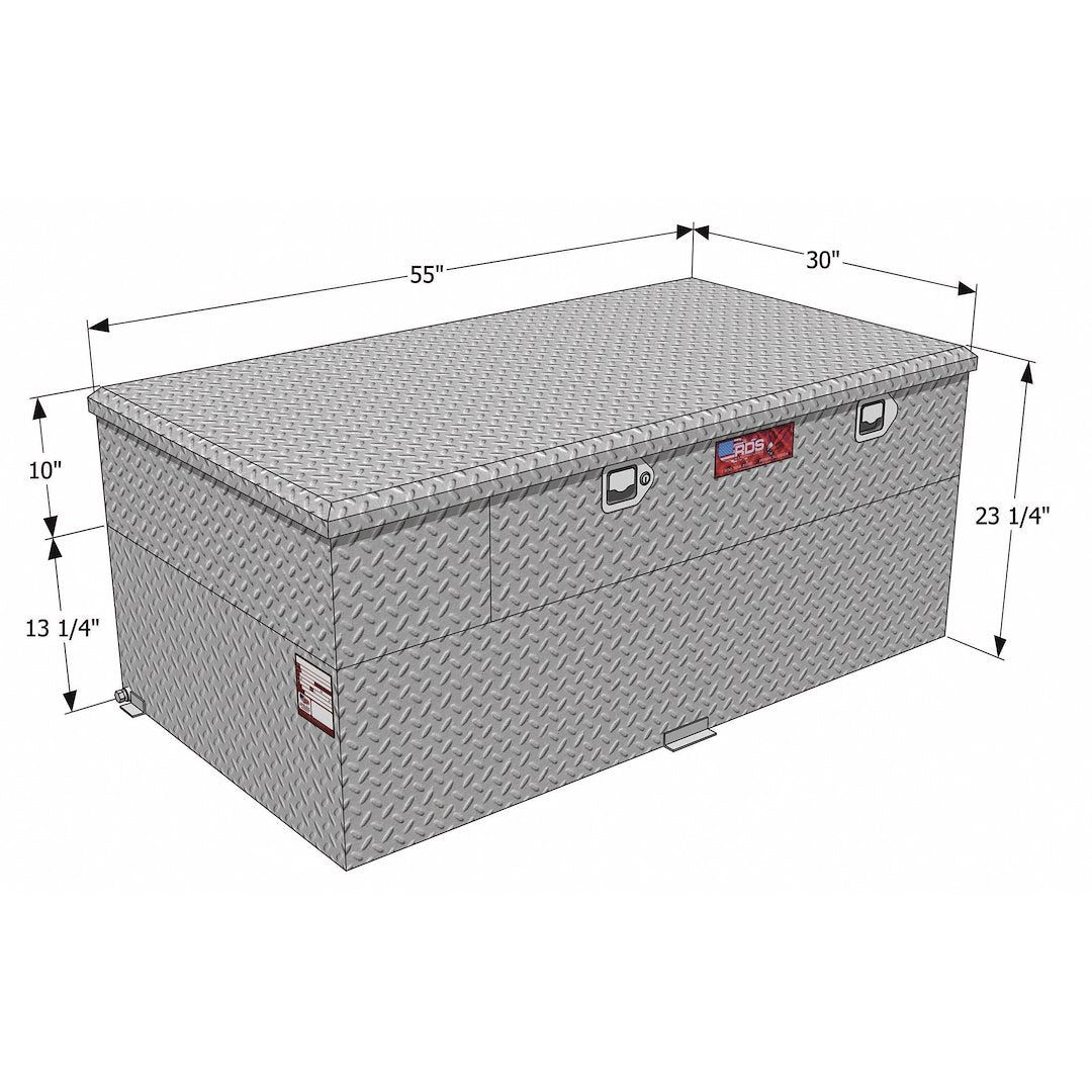 Product of RDS Tanks 72855 Diesel/ Gasoline Liquid Transfer Tank 90 Gallon Rectangular 
