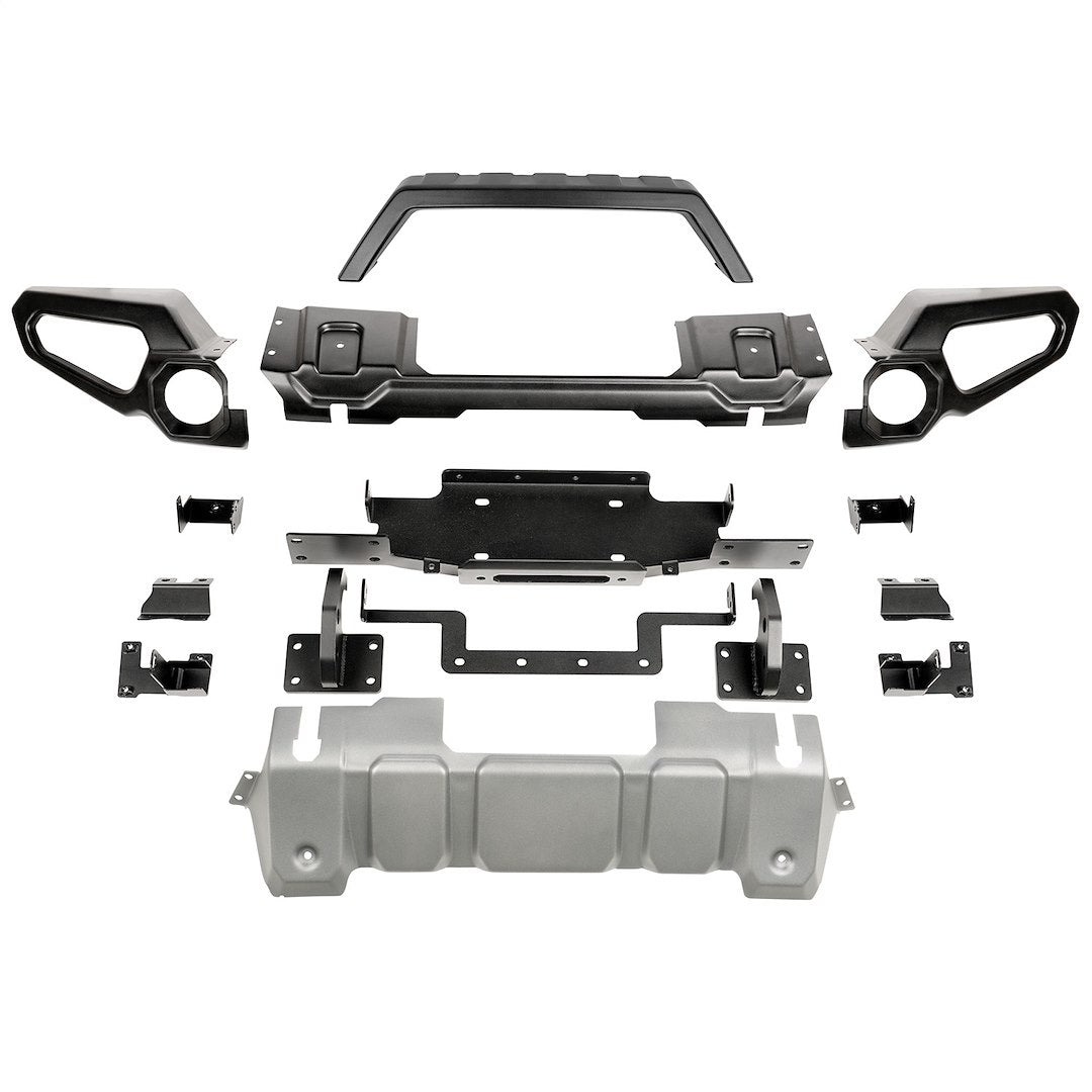 Product of Rugged Ridge 11549.41 Venator Steel Matte Powder Coated Bumper 