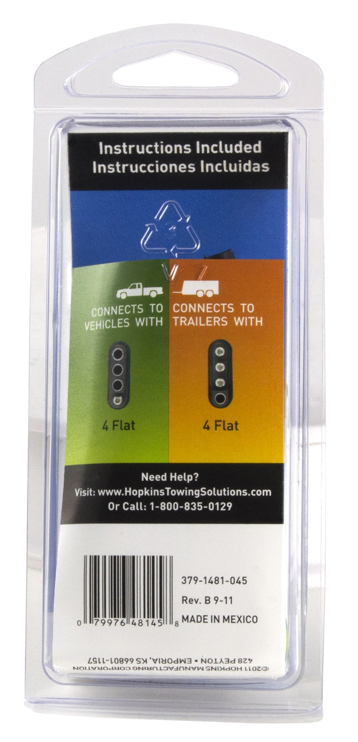 Hopkins Mfg 48145 Trailer Wiring Connector Extension||||88||h2248145||2021865