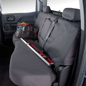 Product of Covercraft SS7576PCCH SeatSaver® Charcoal Black Polycotton Seat Cover 