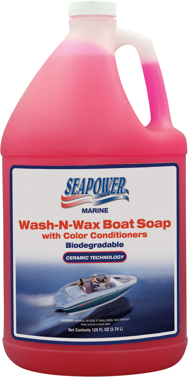 Seapower Sws-128 Boat Wash||sws-128 Wash-N-Wax Boat Soap.Png||85||t6asws128||1722211