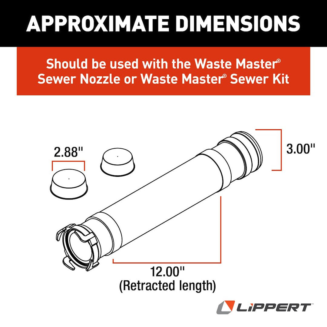 Product of Lippert Components 360789 4 Feet Green Sewer Hose Yes 