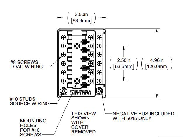 Blue Sea 5018-Bss Fuse Block||5018-Bss_1.Jpg||86||b6z5018bss||1639543
