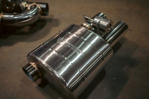 Product of Valvetronic Design UVM.63MM.DUALOUT.X1  Exhaust Muffler 