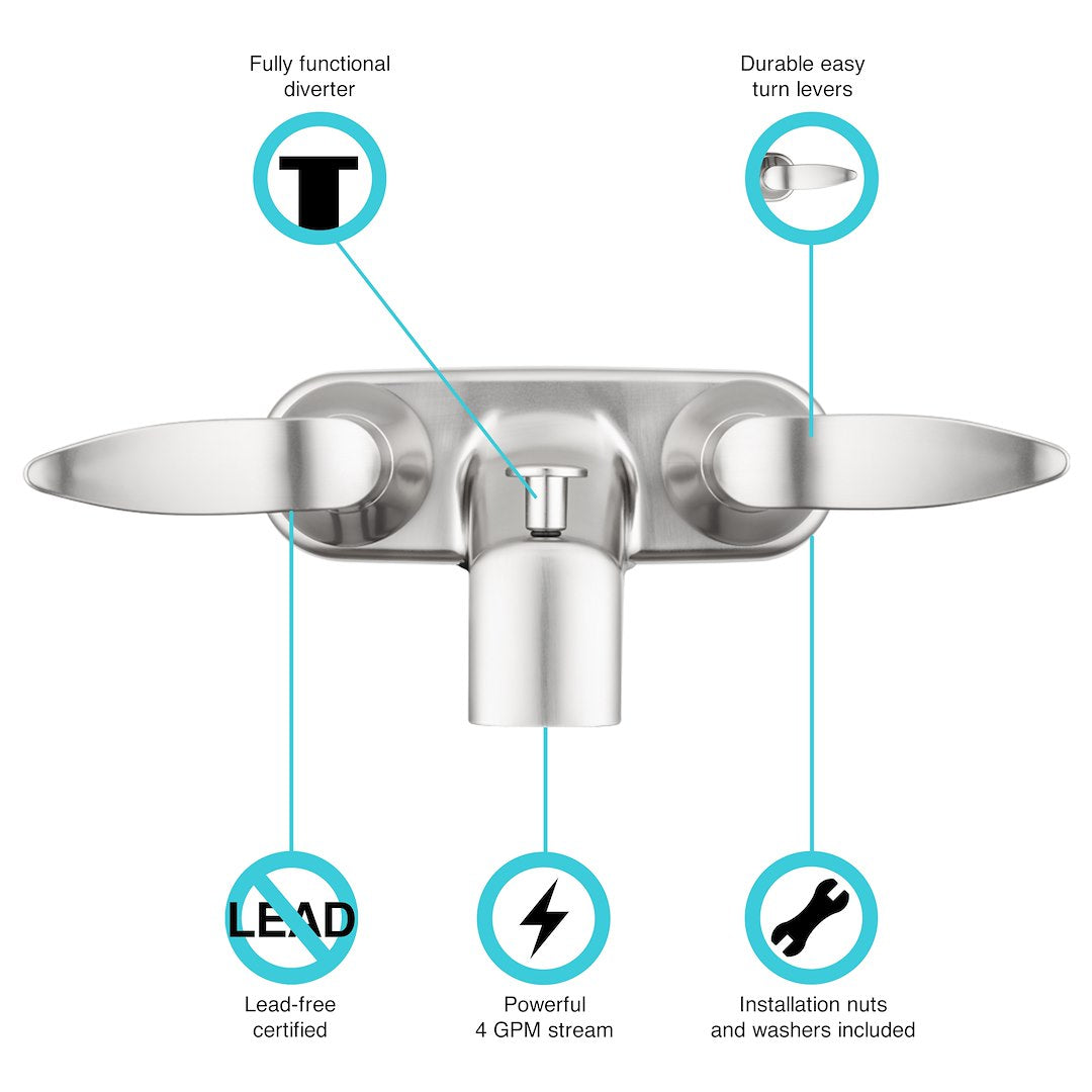 Dura Faucet Df-Sa110lh-Sn Faucet||df-Sa110lh-Sn.Jpg||89||d6udfsa110lhs||1019020