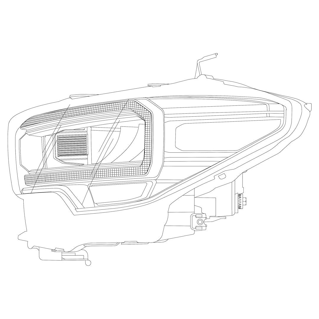 Alpharex Usa 880702 Headlight Assembly||880702_11.Jpg||95||alp880702||1550143