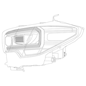Alpharex Usa 880702 Headlight Assembly||880702_11.Jpg||95||alp880702||1550143