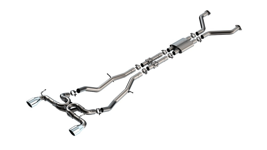 Product of Borla 140930 ATAK ® Series Cat Back System Dual Exhaust System Kit 