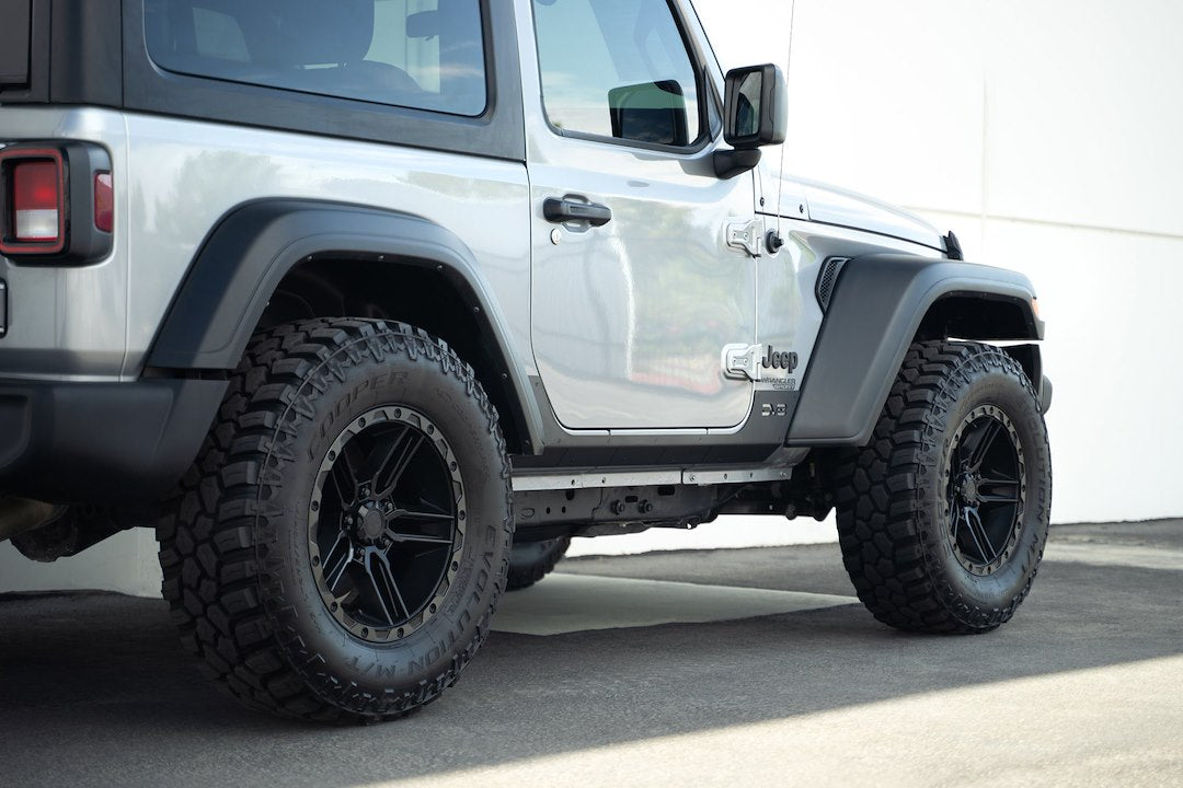 Dv8 Offroad Srjl-29 Rocker Panel Guard||2018-2023-Jeep-Wrangler-Jl-2-Door-Rock-Skins_Installed-03.Jpg||93||dv8srjl29||1629333