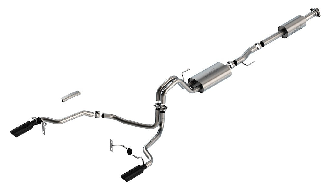 Product of Borla 140878BC S-Type Cat Back System Single Exhaust System Kit 