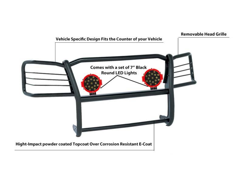 Black Horse Offroad 17gv02ma-Plr Grille Guard||17gv02ma-Plr_7.Jpeg||91||blk7gv02maplr||2237737
