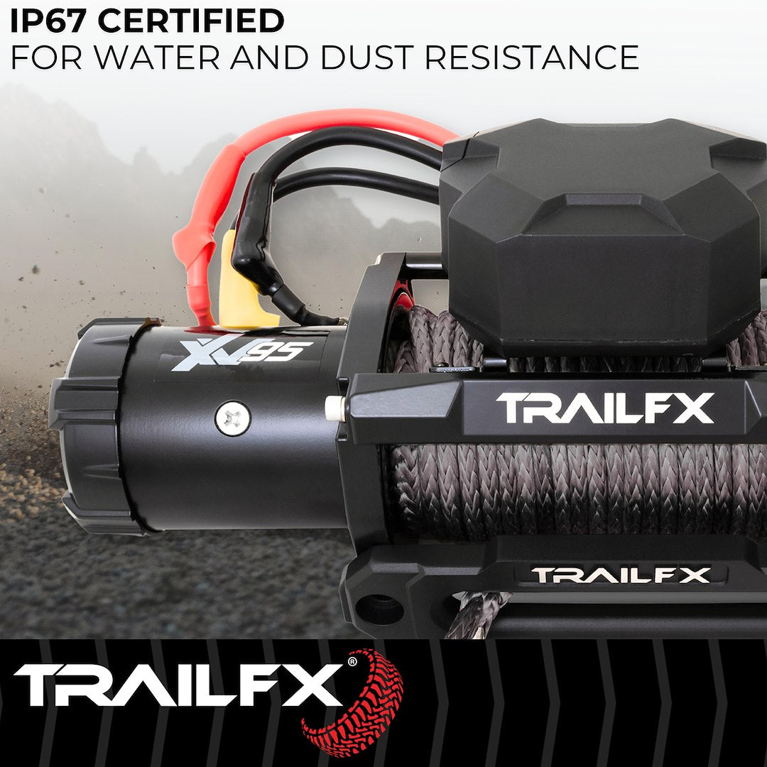 Product of TrailFX WXVS95B 9500 Pound Vehicle Recovery Winch 
