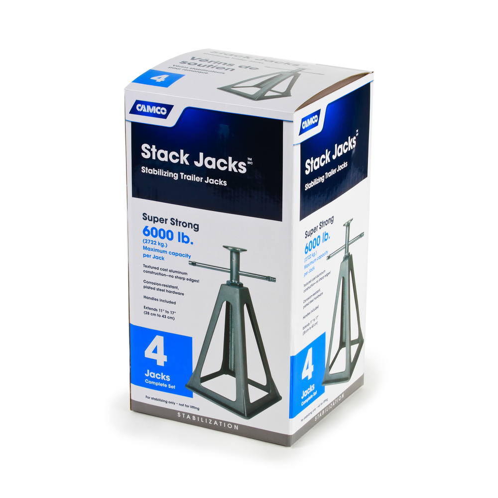 Product of Camco 44560 6000 Pound Manual Trailer Stabilizer Jack Stand 