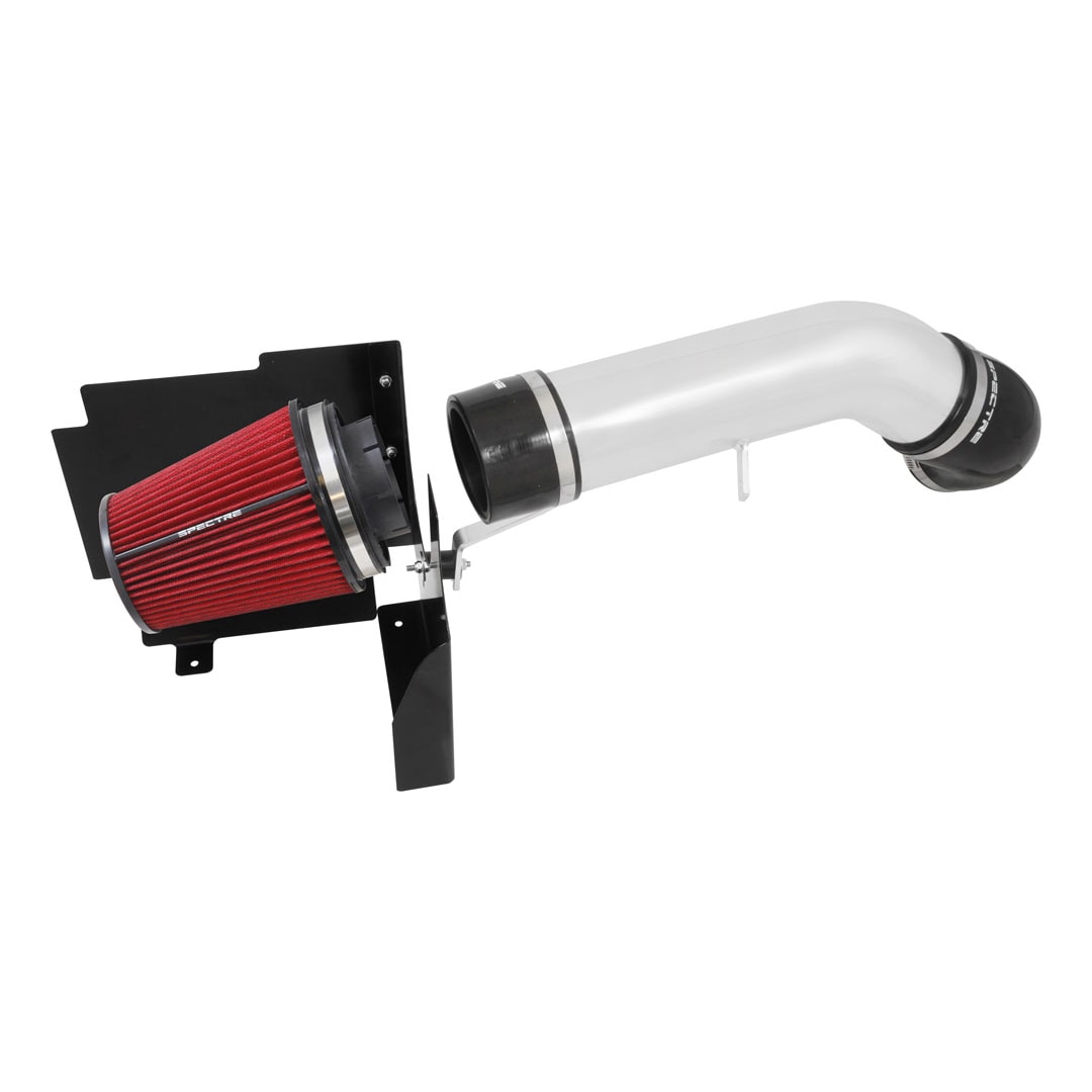 Product of Spectre Industries 9900 Polished Racing Cold Air Intake w/ Red Filter 