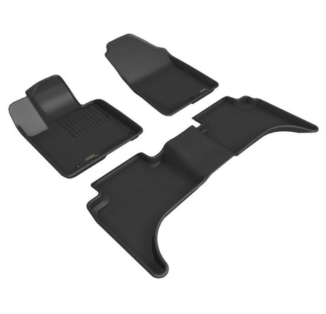Product of 3D Mats KAGU L1HY11801509 Black Thermoplastic Rubber Of Carbon Fiber Texture Floor Liner 