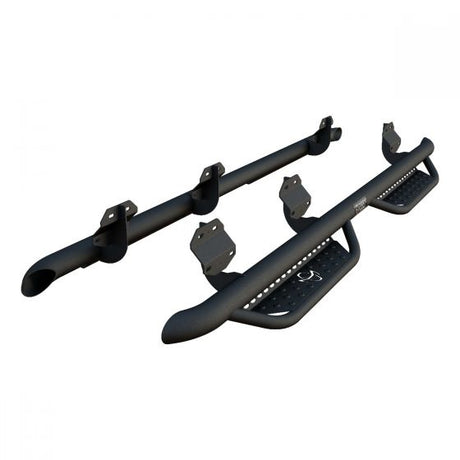 Product of Ranch Hand MRSF151C1B4S Midnight Series Nerf Bar With Drop Down Steps 