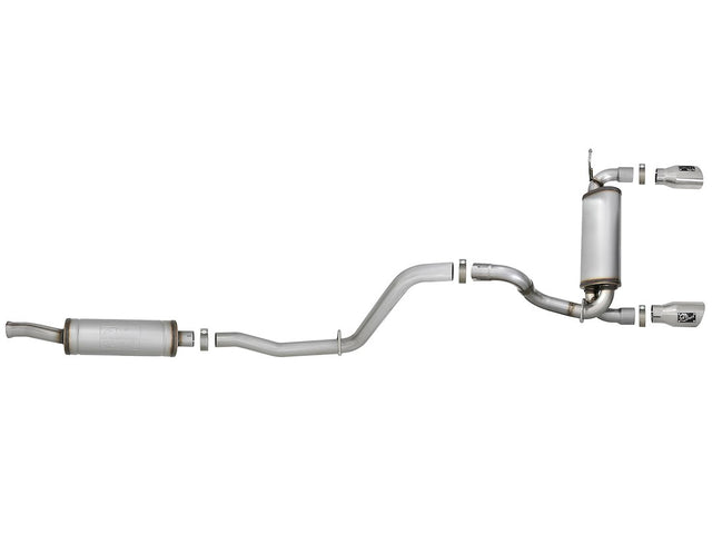 Product of Advanced FLOW Engineering 49-48066-P Rebel Cat-Back System Single Exhaust System Kit 