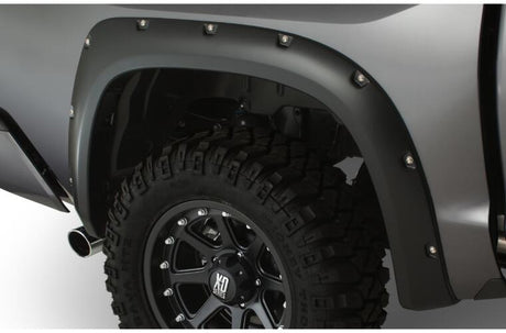 Product of Bushwacker 30040-02 Pocket Style/ Exposed Fasteners Black Fender Flare - Set Of 2 