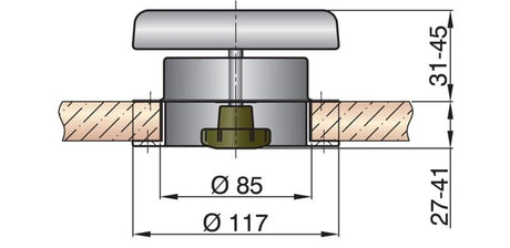 Product of Vetus Portos1 Boat Hatch Vent