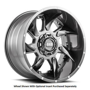 Product of Grid Wheels 18x9 Graphite Wheel - 5x4.50 Bolt Pattern 