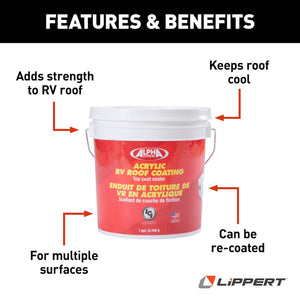 Product of Lippert Components 862401 Roof Coating
