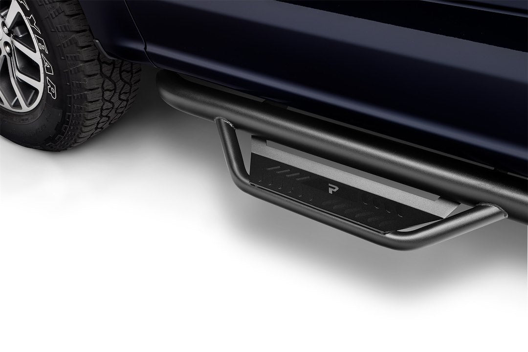 Product of N-Fab HPF17105CC-6-TX Black Textured Round Nerf Bar - Truck Wheel To Wheel 