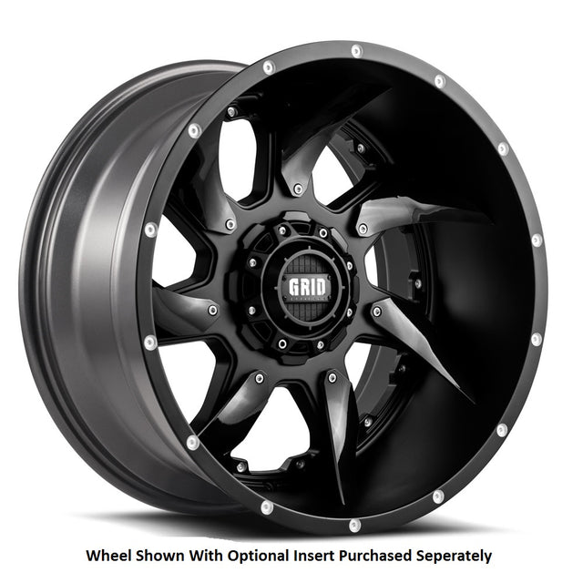 Product of Grid Wheels 18x9 Black Wheel - 6x5.31 Bolt Pattern 