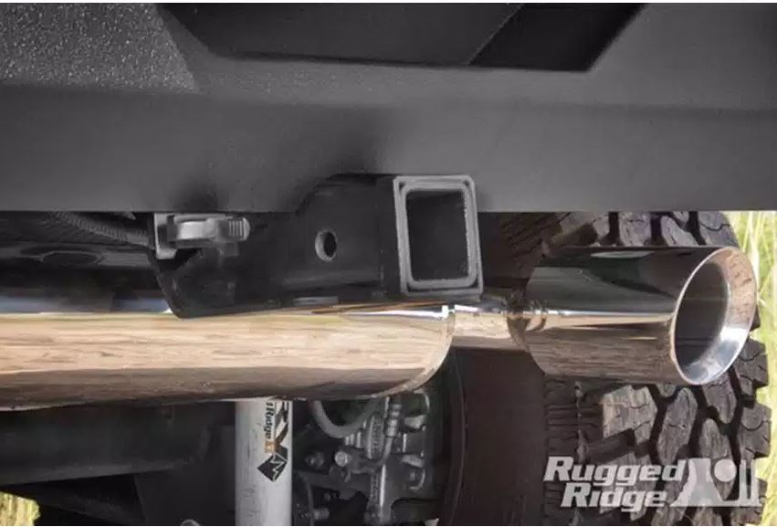 Product of Rugged Ridge 11580.10 Class III Trailer Hitch Rear w/ 2 Inch Receiver 