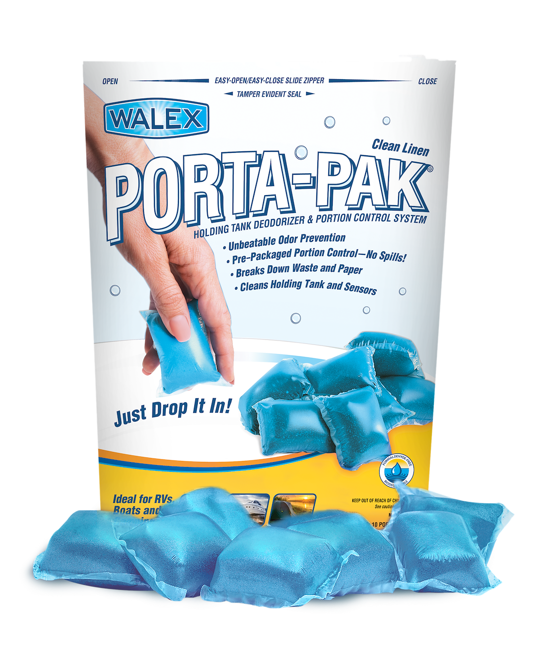 Product of Walex PPRV10CLEAN Waste Holding Tank Treatment for Tanks 