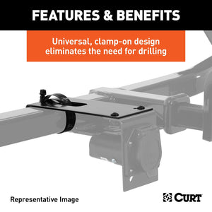 Curt 57204 Trailer Wiring Connector Mounting Bracket||57204_3008x1990_Fb.Jpg||87||c9357204||908580