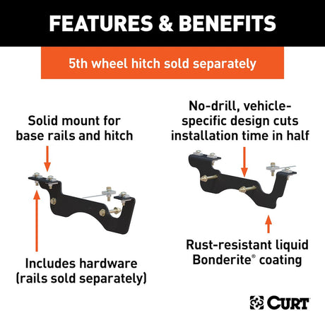 Curt 16432 Fifth Wheel Trailer Hitch Mount Kit||16432_3008x1990_Fa.Jpg||86||c9316432||1679256