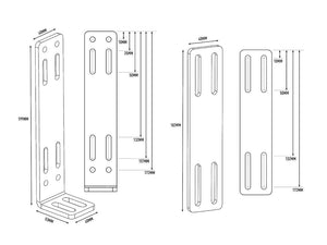 Product of Triple-R Light Bbb-01k Light Bar Mounting Kit