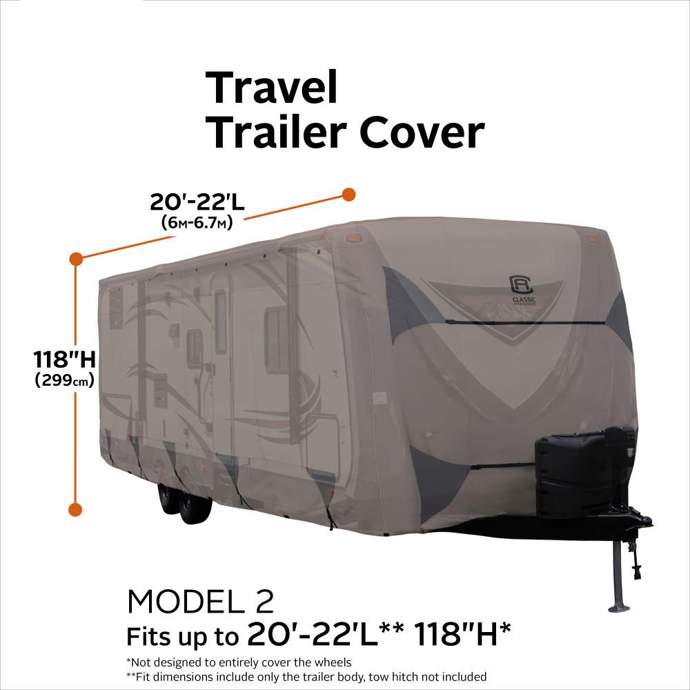 Classic Accessories 80-486-152401-Rt Travel Trailer Cover||||86||c1h0486152401||2009100