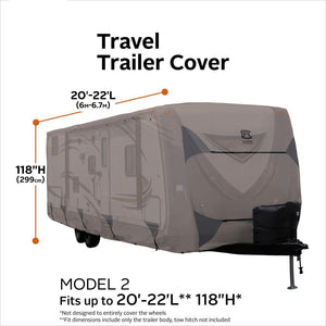 Classic Accessories 80-486-152401-Rt Travel Trailer Cover||||86||c1h0486152401||2009100