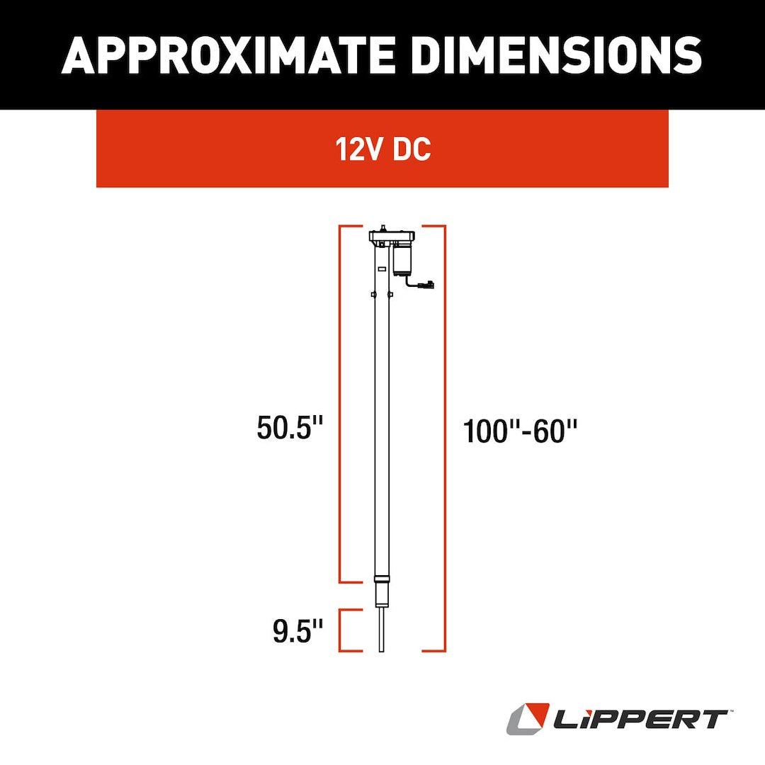 Product of Lippert Components 168956 Lippert Electric Through Frame Slide Outs Slide Out Motor 
