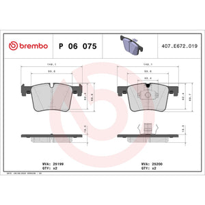Brembo P06075 Brake Pad||p06075_Drw.Jpg||89||brmp06075||1754697