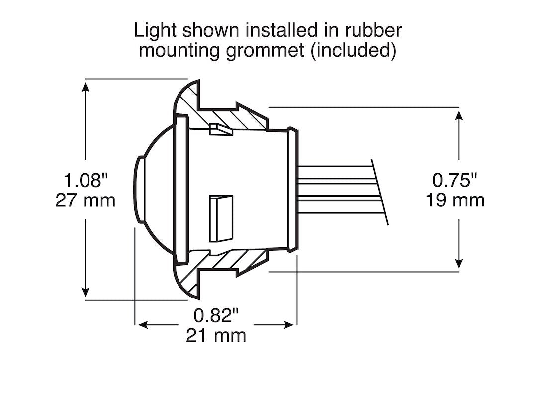 Peterson Mfg. M277a-Bt3 Clearance Light||prnm277a-Bt3_1.Jpg||86||p6jm277abt3||2257751