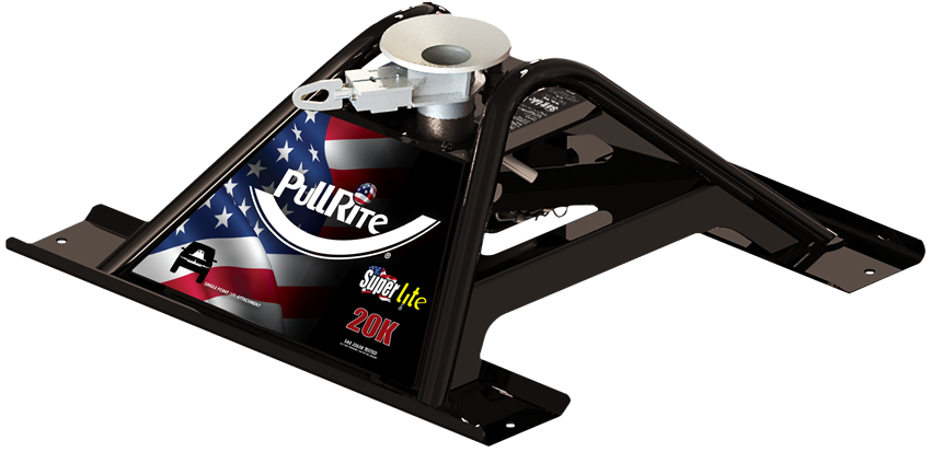 Product of PullRite 2600 Fixed 20000 Pound 2-Way Fifth Wheel Trailer Hitch 