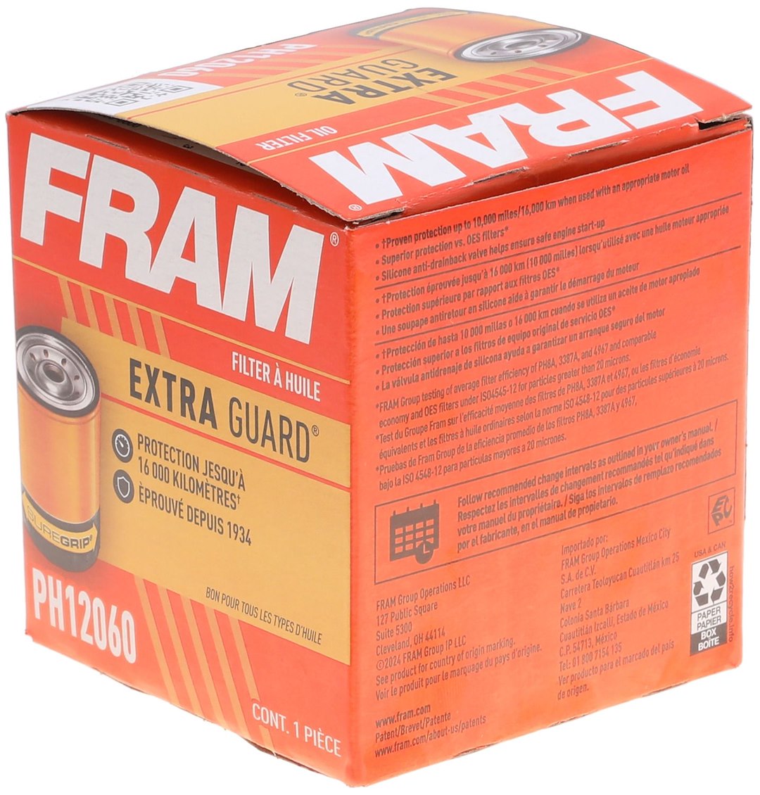 Fram Filter Ph12060 Oil Filter||||88||f24ph12060||2018149