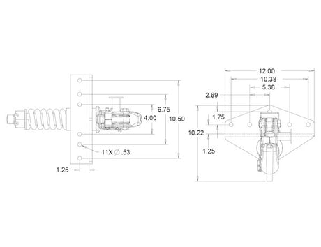 Buyers Products Bp125a Pintle Hook||bp125a_1.Jpg||86||b83bp125a||2212548
