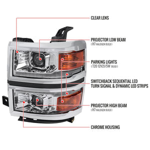Spec-D Tuning 2lhp-Siv14-C-Sq-Rs Headlight Assembly||2lhp-Siv14-C-Sq-Rs_8.Jpg||93||sdtsiv14csqrs||1502153