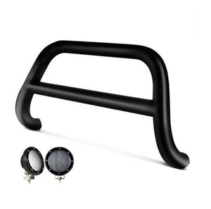 Product of Black Horse Offroad BB071103A-PLFB Bull Bar  with skid plate 