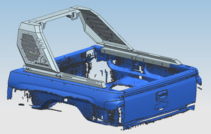 Product of Black Horse Offroad VIRB07B Modular Powder Coated Steel Truck Bed Bar 