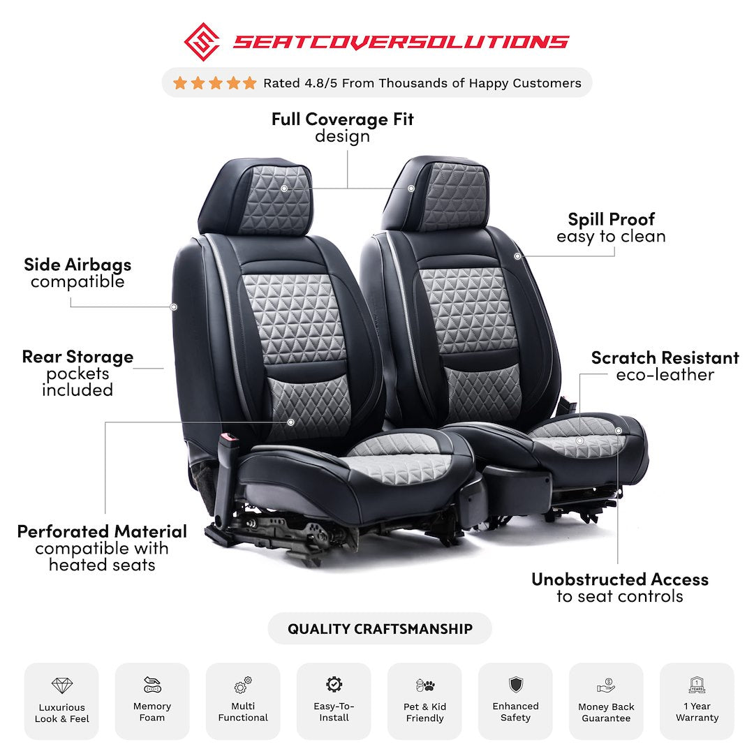 Seat Cover Solutions 05sbg Seat Cover||black And Grey Features.Jpg||87||scv05sbg||1744942