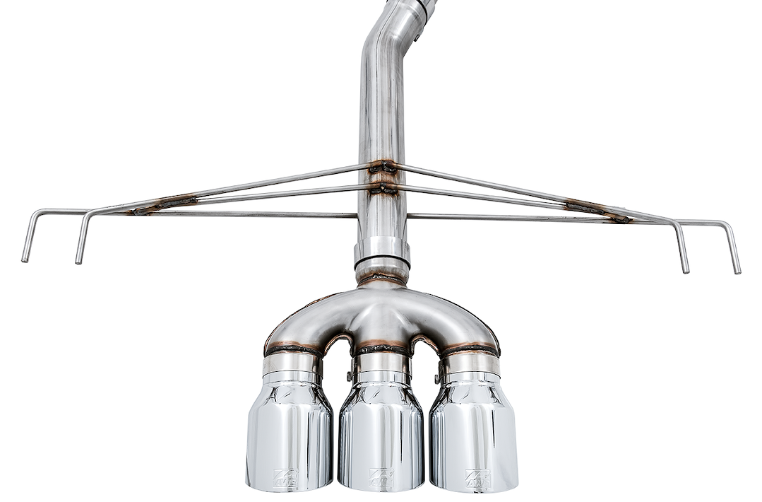 Product of AWE Tuning 3020-52000 Track Edition Cat-Back System Single Exhaust System Kit 