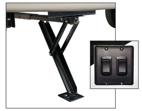 Product of BAL RV 21100005 Electric Cross Frame Stabilizer Trailer Stabilizer Jack Stand 
