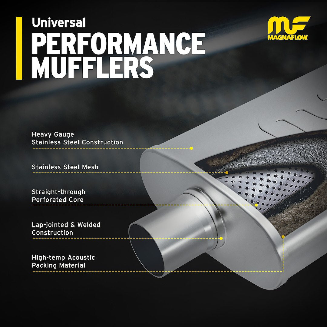 Product of Magnaflow Performance 11378 Stainless Steel Exhaust Muffler 